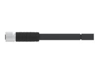 t41513c9l14-020 TE Connectivity Female 4 way M12 to Female 4 way M12 Sensor Actuator Cable, 2 m
