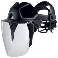 9790211 uvex Clear Flip Up PC Face Shield with Face, Head Guard , Resistant To High Speed Particles