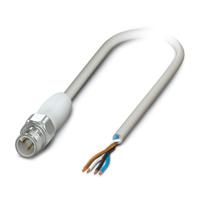 1403948 Phoenix Contact Male 4 way Straight Plug M12 to 4 way Free Cable End Sensor Actuator Cable, 3 m