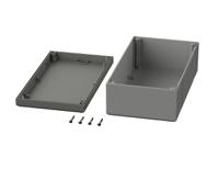 32207002-eg-2070-l Bopla Elegant Series Grey Polystyrene Enclosure, IP40, Grey Lid, 200 x 112 x 70mm