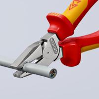 02-06-200 Knipex Combination Pliers, 200 mm Overall, Straight Tip, VDE/1000V