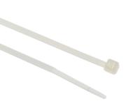 811-1568 RS PRO Cable Tie, 100mm x 2.5 mm, Natural Nylon, Pk-100