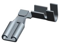 61070-1 TE Connectivity FASTON .110 Uninsulated Female Spade Connector, Flag Terminal, 3.81 x 0.3mm Tab Size, 0.3mm² to 0.8mm²