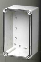 pc-mh-125-t-enclosure Fibox Grey Polycarbonate Enclosure, IP66, IP67, IK08, Transparent Lid, 230 x 140 x 125mm