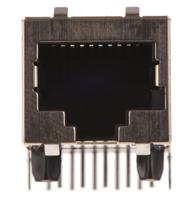 5558070-1 TE Connectivity 5558070 Series Female RJ45 Connector, PCB Mount, Cat3 Right Angle 1 Port 10 -Way
