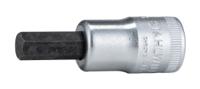 02450020 STAHLWILLE 3/8 in Drive Bit Socket, Hex Bit, 5/16in, 52 mm Overall Length