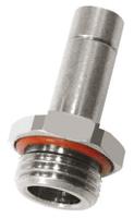 3821-06-13 Legris LF3800 Series Straight Threaded Adaptor, R 1/4 Male to Push In 6 mm, Threaded-to-Tube Connection Style