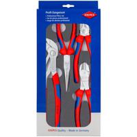 00-20-01-v17 Knipex 4-Piece Plier Set, Flat, Straight Tip, 335 mm Overall