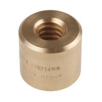 862-5357 RS PRO Cylindrical Nut For Lead Screw, For Shaft Dia. 14mm