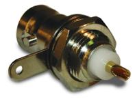 112424 Amphenol RF BNC Series, Jack Panel Mount BNC Connector, 50Ω, Solder Termination, Straight Body