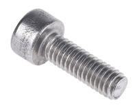 187-1257 RS PRO Stainless Steel Hex Socket Cap Screw, DIN 912, M4 x 12mm