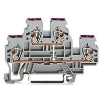870-508 WAGO  870 Series Grey, 2.5mm², 2-Level, Cage Clamp Termination