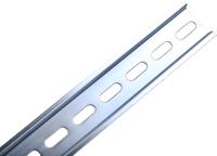 467-406 RS PRO Steel Slotted DIN Rail, Top Hat Compatible, 500mm x 35mm x 7.5mm