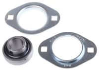 pft-20-tf 2 Hole Flange Bearing Unit, PFT 20 TF, 20mm ID