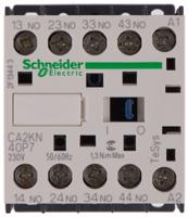 ca2kn40p7 Schneider Electric CA2KN Contactor, 230 V Coil, 4-Pole, 10 A, 150 VA 230 V, 4 NO, 690V