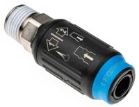 9405u06-21 Legris Reinforced Polymer Male Pneumatic Quick Connect Coupling, R 1/2 Male Threaded