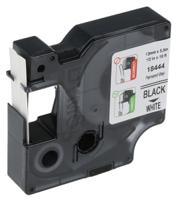 18444 Dymo Black on White Label Printer Tape, 5.5 m Length, 12 mm Width