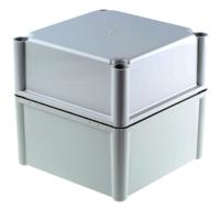 pc-1919-18-g-enclosure Fibox SOLID PC Series Grey Polycarbonate Enclosure, IP66, IP67, Grey Lid, 188 x 188 x 180mm
