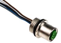 7000-13561-9720050 Murrelektronik Limited Circular Connector, 5 Contacts, Bulkhead Mount, M12 Connector, Socket, Male, IP65, IP67, 7000