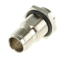 j01011a2223 Telegartner, Jack Panel Mount TNC Connector, 50Ω, Straight Body