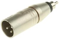 na2mpmm Neutrik AV Adapter, Male XLR to Male RCA