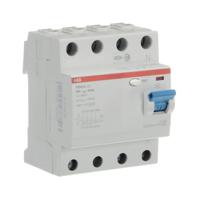 2csf204101r1400-f204-a-40003 ABB F200 RCCB, 40A, 4 Pole, 30mA, Type A, 400V ac