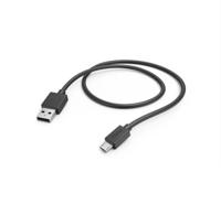 00201584 Hama USB 2.0, Male Micro USB B to Male USB A, 480Mbps, 1m
