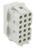 sms18r3 Souriau Sunbank by Eaton, SMS Female Connector Housing, 18 Way, 6 Row