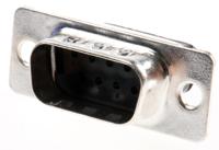 865609pltxlf Amphenol Communications Solutions 8656 9 Way Cable Mount D-sub Connector Plug, 2.74mm Pitch