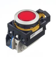 cw4l-m1e10qm4r Idec CW Series Illuminated Push Button, Panel Mount, 22mm Cutout, SPST, IP65
