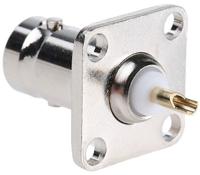 j01003a1937 Telegartner, Jack Flange Mount BNC Connector, 75Ω, Solder Termination, Straight Body