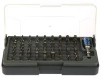 cbk64eu Crescent Driver Bit Set 64 Pieces, Phillips, Pozidriv, Slotted Hexagon, Tampered Hexagon, Tampered Torx, Torx, Triwing