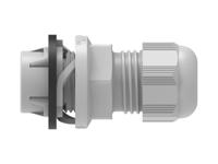 1sng622007r0000 Entrelec 1SNG Series Light Grey PA 6 Cable Gland, 5mm min., 12mm max., IP66, IP68