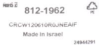 crcw120610r0jneaif Vishay CRCW 10 Ω, 1206 Thick Film Surface Mount Resistor ±5 % Surface 0.25 W - CRCW120610R0JNEAIF