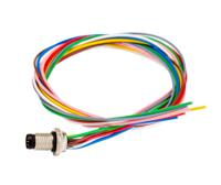 1424230 Phoenix Contact Male 8 way M8 to 8 way Free Cable End Sensor Actuator Cable, 0.5 m