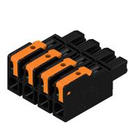 8000078330 Weidmüller, 7.5mm Pitch, OMNIMATE 4.0, 4 Way, , Pluggable Terminal Block, Plug, PCB Mount, Snap In Termination,