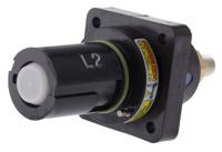 npdft-2-bk-l-t4 ITT Cannon, Veam Powerlock Black Panel Mount Industrial Power Socket, Rated At 400A, 1.0 kV