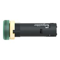 xvla333 Schneider Electric, Panel Mount Green LED Pilot Light, 12mm Cutout, IP40, IP65, Round, 24V dc