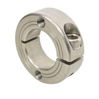 fht-mcl-30-ss Ruland Shaft Collar, One Piece, Clamp, Bore 30mm, OD 54mm, W 15mm, 303 Stainless Steel