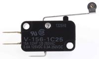 v-156-1c25 Omron Roller Lever Micro Switch, Tab Terminal, 15 A @ 250 V ac, SPDT, IP40