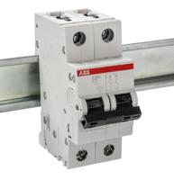 2cds252001r0014-s202-c1 ABB System Pro M Compact S200 MCB, 2P, 1A Curve C, 400V AC, 125V DC, 6 kA Breaking Capacity