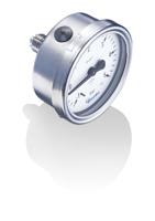 mex3-f20b18 Bourdon G 1/4 Analogue Pressure Gauge 2.5bar Back Entry 63mm Outside Diameter