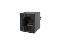 rje08166041m Amphenol Communications Solutions RJE08 Series Female Ethernet Connector, Through Hole, Cat3 1x1 Port 1 -Way
