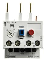 rf380400 Lovato RF38 Thermal Overload Relay, 2.5 → 4 A F.L.C, 4 A Contact Rating, 3P