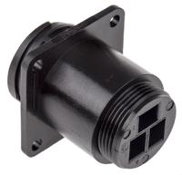 206036-2 TE Connectivity Circular Connector, 3 Contacts, Panel, Standard Connector, Socket, Male, CPC Series