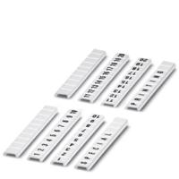 08086260011 Phoenix Contact, ZBF4.LGS:11-20 Marker Strip for use with  for use with Terminal Blocks