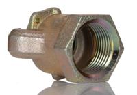 250-9134 RS PRO Iron Female Pneumatic Quick Connect Coupling, NPT 1 Female 1in Threaded