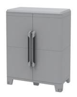 136-8879 RS PRO 2 Door Plastic Floor Standing Storage Cabinet, 780 x 430 x 1010mm
