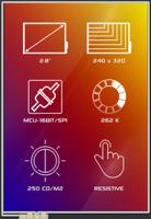 4dlcd-28320240-rtp-ips 4D Systems 4DLCD-28320240-RTP-IPS TFT LCD Colour Display / Touch Screen, 2.8in, 240 x 320pixels