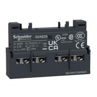 gvae20 Schneider Electric Auxiliary Contact, 2 Contact, 2NO, Front Mount, TeSys, TeSys Deca GVAE